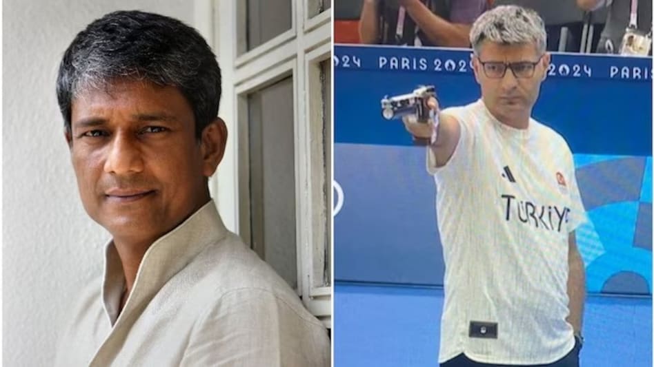 The incident came to light when a social media user shared a collage of Adil Hussain and Yusuf Dikec, extending their congratulations to the actor for his supposed Olympic feat. The incident came to light when a social media user shared a collage of Adil Hussain and Yusuf Dikec, extending their congratulations to the actor for his supposed Olympic feat.