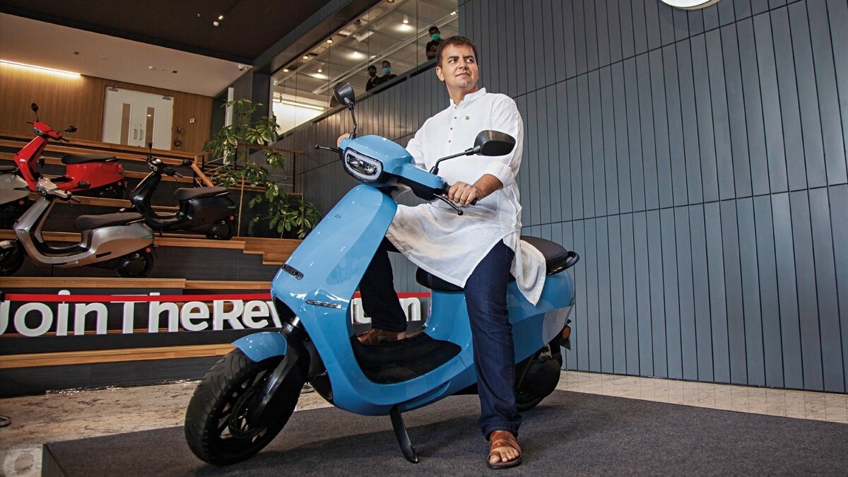 Bengaluru-based Ola Electric Mobility is a pure-play electric vehicle player that primarily manufactures electric vehicles and certain core components for electric vehicles. Bengaluru-based Ola Electric Mobility is a pure-play electric vehicle player that primarily manufactures electric vehicles and certain core components for electric vehicles.