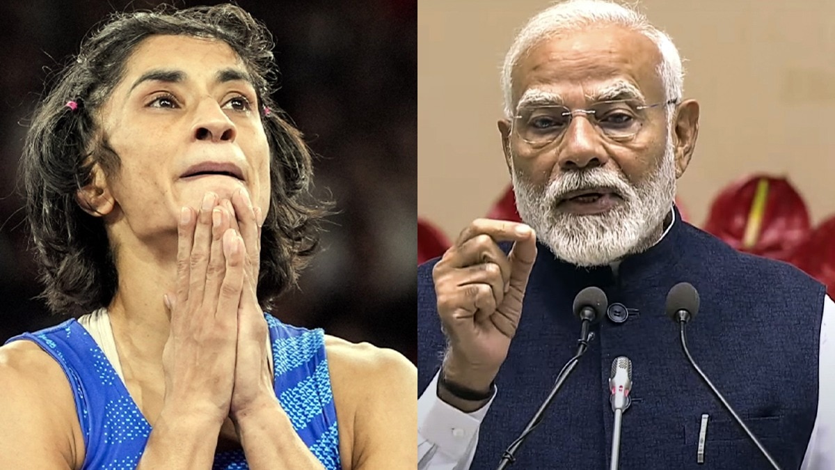 Vinesh Phogat and PM Modi Vinesh Phogat and PM Modi