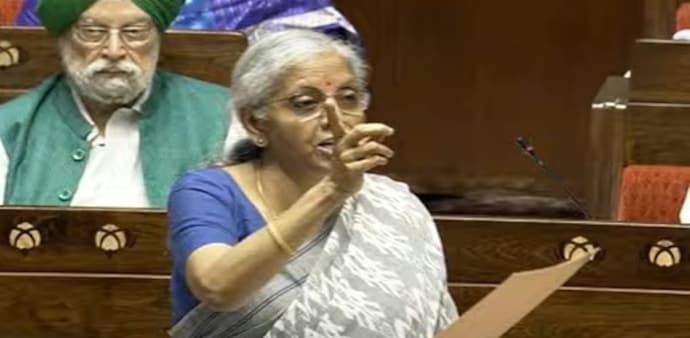 FM Nirmala Sitharaman on Wednesday addressed the raging issue on 18% GST on health insurance during a Lok Sabha debate. FM Nirmala Sitharaman on Wednesday addressed the raging issue on 18% GST on health insurance during a Lok Sabha debate.