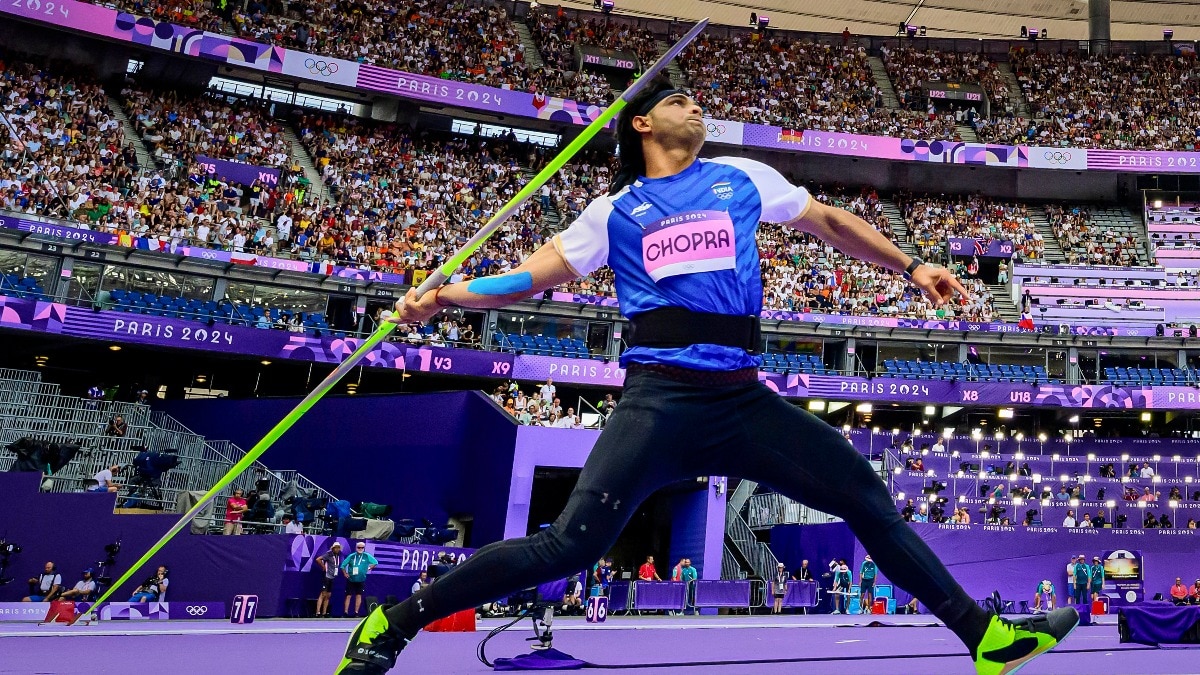 Neeraj Chopra Paris Olympics 2024 Gold medal Match Neeraj Chopra Paris Olympics 2024 Gold medal Match