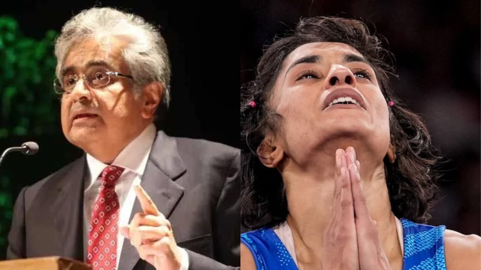 Legal eagle Harish Salve to take up Vinesh Phogat's case at CAS Legal eagle Harish Salve to take up Vinesh Phogat's case at CAS