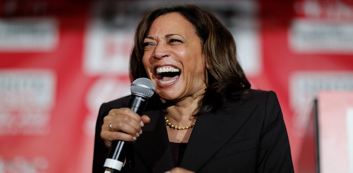 'Kamala Harris has a very low IQ': Donald Trump plays out hilarious supercut of US VP's viral gaffes at Montana rally 'Kamala Harris has a very low IQ': Donald Trump plays out hilarious supercut of US VP's viral gaffes at Montana rally