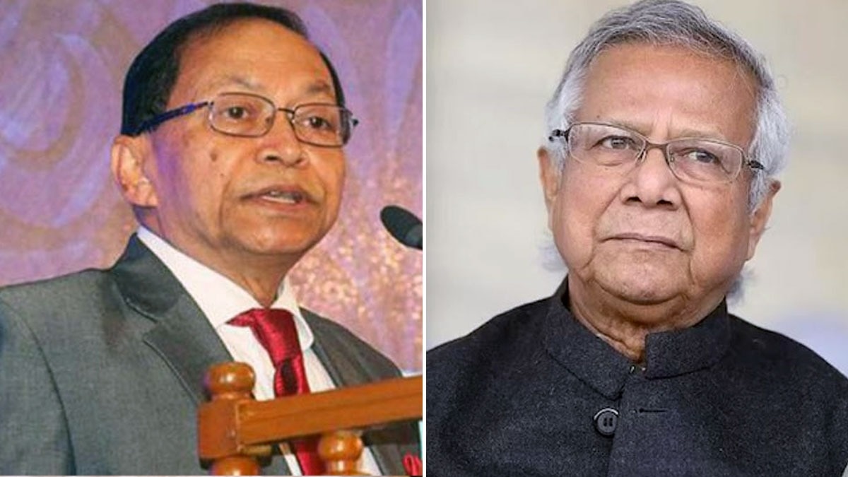 Former Bangladesh chief justice said the interim government of Professor Muhammad Yunus is 'unconstitutional' Former Bangladesh chief justice said the interim government of Professor Muhammad Yunus is 'unconstitutional'