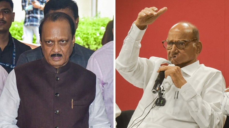 Ajit Pawar carried out a vertical split in the NCP in July 2023 Ajit Pawar carried out a vertical split in the NCP in July 2023