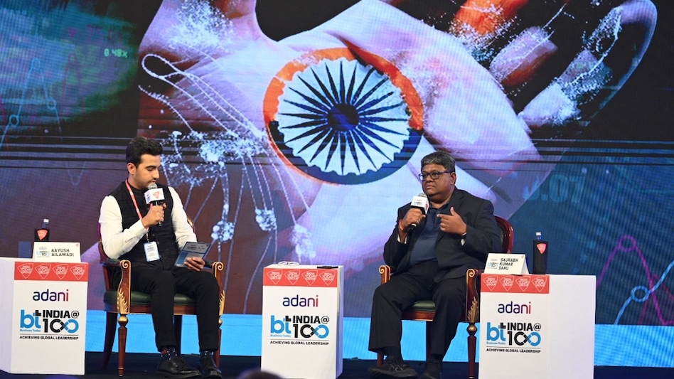 Saurabh Kumar Sahu, India Business Head – Accenture, at Business Today’s India@100 event on Tuesday. Saurabh Kumar Sahu, India Business Head – Accenture, at Business Today’s India@100 event on Tuesday.