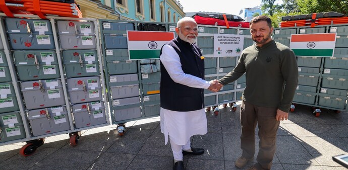 PM Modi-Volodymyr Zelenskyy PM Modi-Volodymyr Zelenskyy