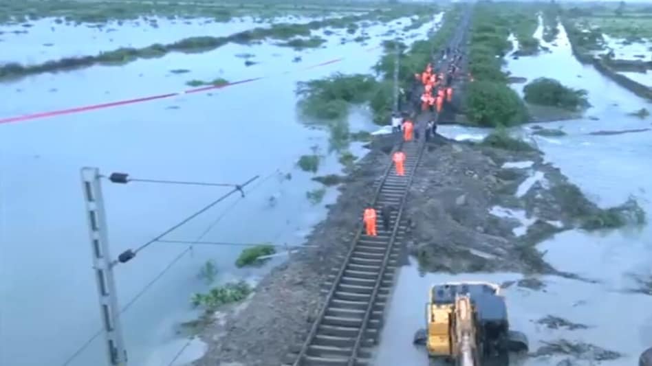 Gujarat has been witnessing a flood-like situation, with waterlogging and inundation at several places. Gujarat has been witnessing a flood-like situation, with waterlogging and inundation at several places.