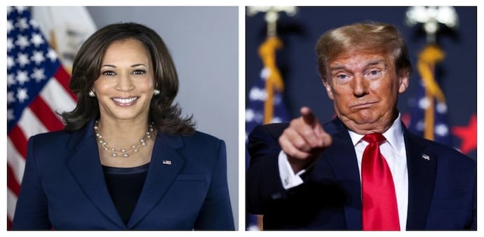 Trump mocked the optics, pointing out that Harris was “sitting behind a desk doing this interview” Trump mocked the optics, pointing out that Harris was “sitting behind a desk doing this interview”