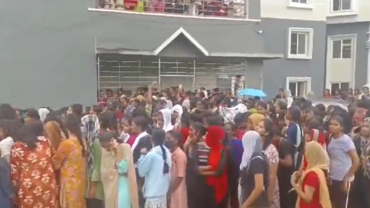 Gudlavalleru Engineering College hidden camera scandal has created outrage among students.