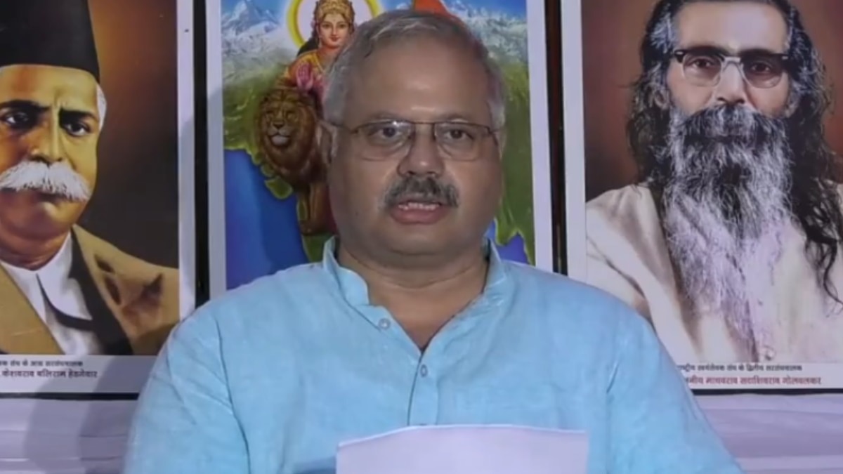 Sunil Ambekar, chief spokesperson of RSS Sunil Ambekar, chief spokesperson of RSS