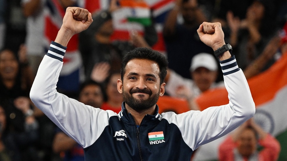 Nitesh’s victory is particularly significant as it retains the SL3 badminton gold for India, following Pramod Bhagat’s win at the Tokyo Paralympics 2020. Nitesh’s victory is particularly significant as it retains the SL3 badminton gold for India, following Pramod Bhagat’s win at the Tokyo Paralympics 2020.