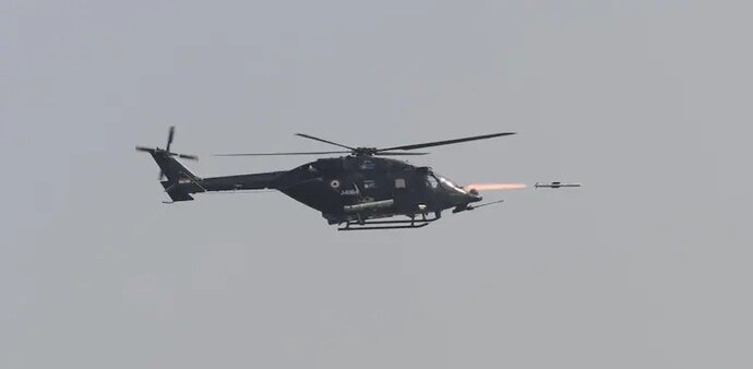 The helicopter was deployed at 11 pm to rescue an injured crew member from a tanker about 45 kms from Porbandar into the sea The helicopter was deployed at 11 pm to rescue an injured crew member from a tanker about 45 kms from Porbandar into the sea