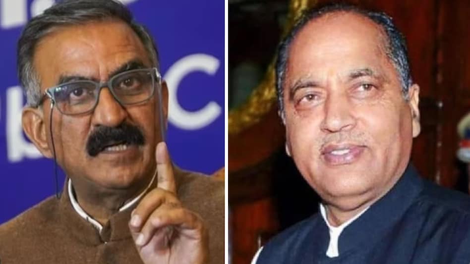 Himachal CM Sukhvinder Singh Sukhu vs Jairam Thakur Himachal CM Sukhvinder Singh Sukhu vs Jairam Thakur
