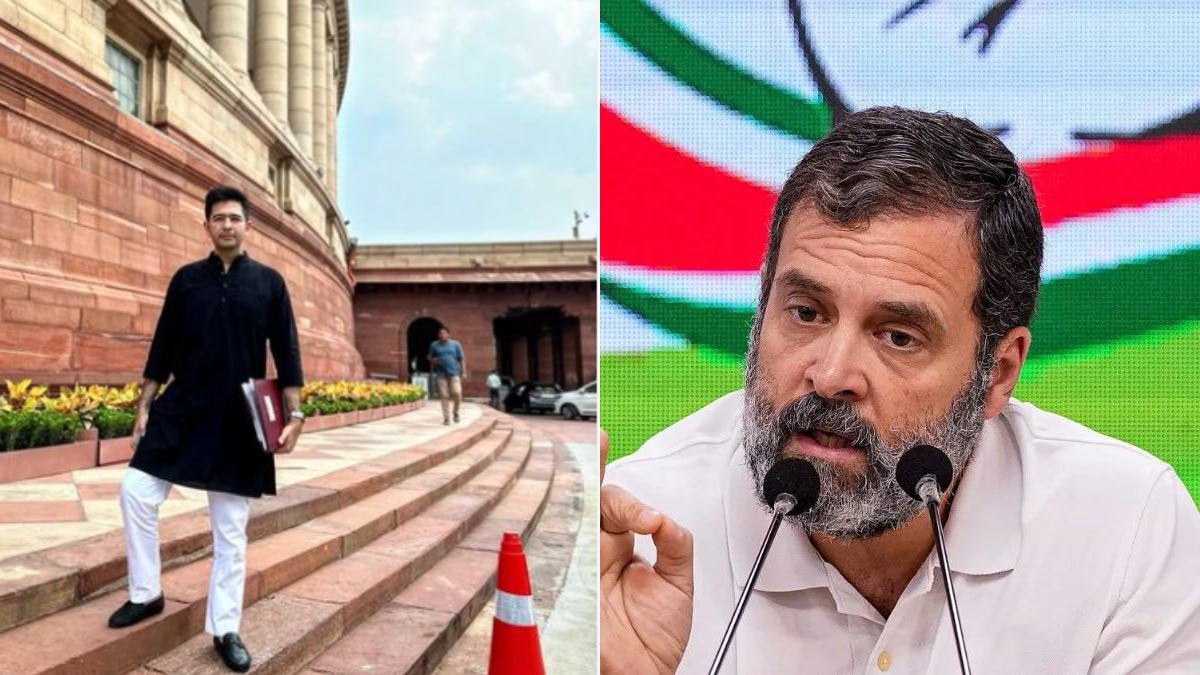 Haryana assembly polls: Raghav Chadha may dial RaGa today Haryana assembly polls: Raghav Chadha may dial RaGa today