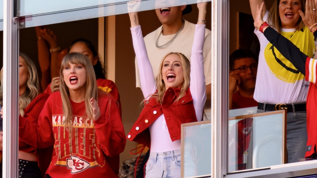 Former US President Donald Trump has publicly expressed his gratitude to Brittany Mahomes (pictured right), wife of Kansas City Chiefs quarterback Patrick Mahomes Former US President Donald Trump has publicly expressed his gratitude to Brittany Mahomes (pictured right), wife of Kansas City Chiefs quarterback Patrick Mahomes