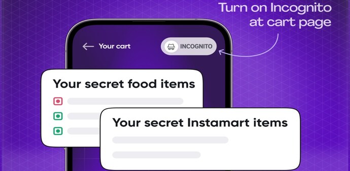 Swiggy 'Incognito Mode' Swiggy 'Incognito Mode'