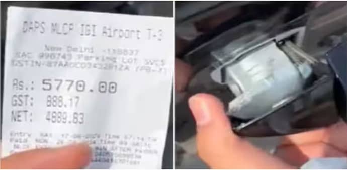 Gosain parked his car at Terminal 3's Multi-Level Car Parking (MLCP) on August 17. Gosain parked his car at Terminal 3's Multi-Level Car Parking (MLCP) on August 17.