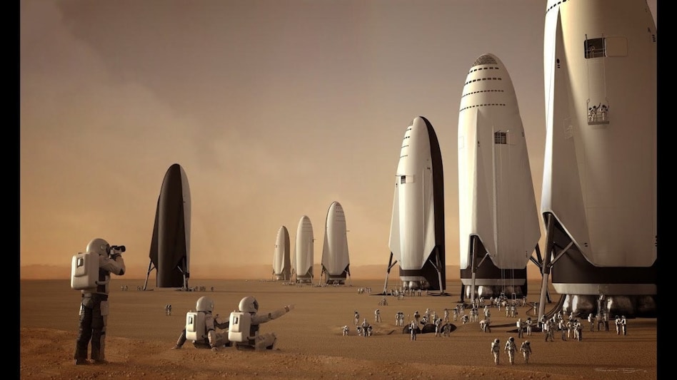 SpaceX's Starship to make first landing on Mars with humans in 2028, says Elon Musk SpaceX's Starship to make first landing on Mars with humans in 2028, says Elon Musk