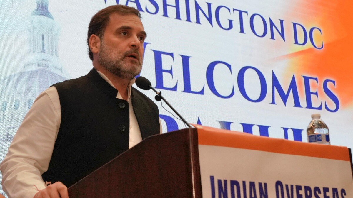 Rahul Gandhi in the US: 'RSS does not understand India' Rahul Gandhi in the US: 'RSS does not understand India'