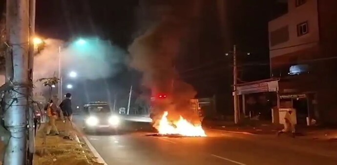 Clashes in Mandya Karnataka Clashes in Mandya Karnataka