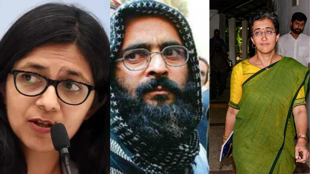 Swati Maliwal attacks Atishi, brings Afzal Guru angle Swati Maliwal attacks Atishi, brings Afzal Guru angle