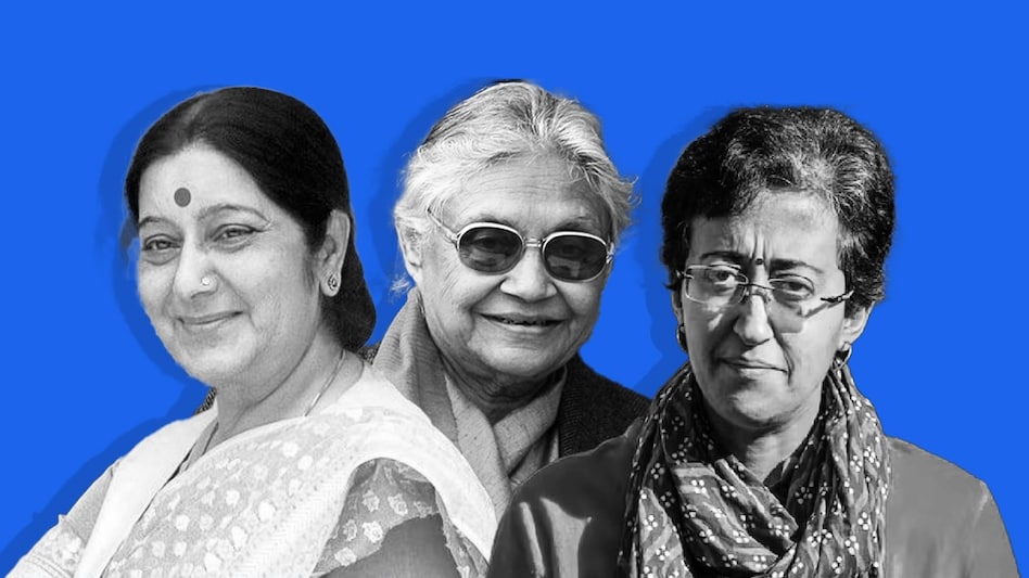 Sushma Swaraj, Sheila Dikshit and Atishi Sushma Swaraj, Sheila Dikshit and Atishi