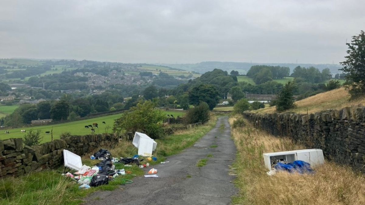 After five days, a council officer told her it was not allowed, and she promptly moved it back inside. After five days, a council officer told her it was not allowed, and she promptly moved it back inside.