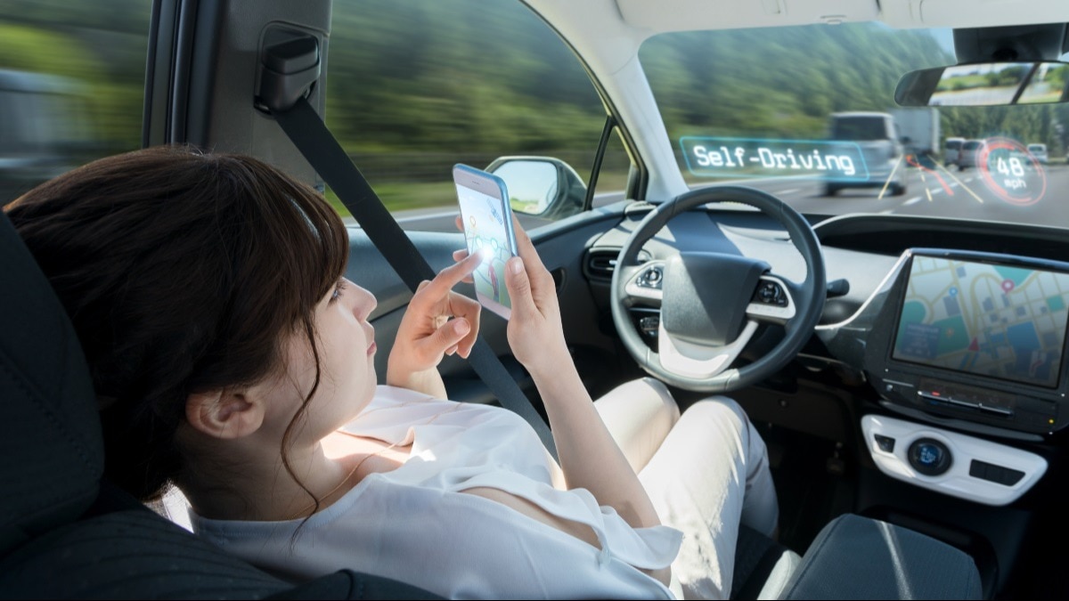 Symbolic picture: Self Driving Car Symbolic picture: Self Driving Car