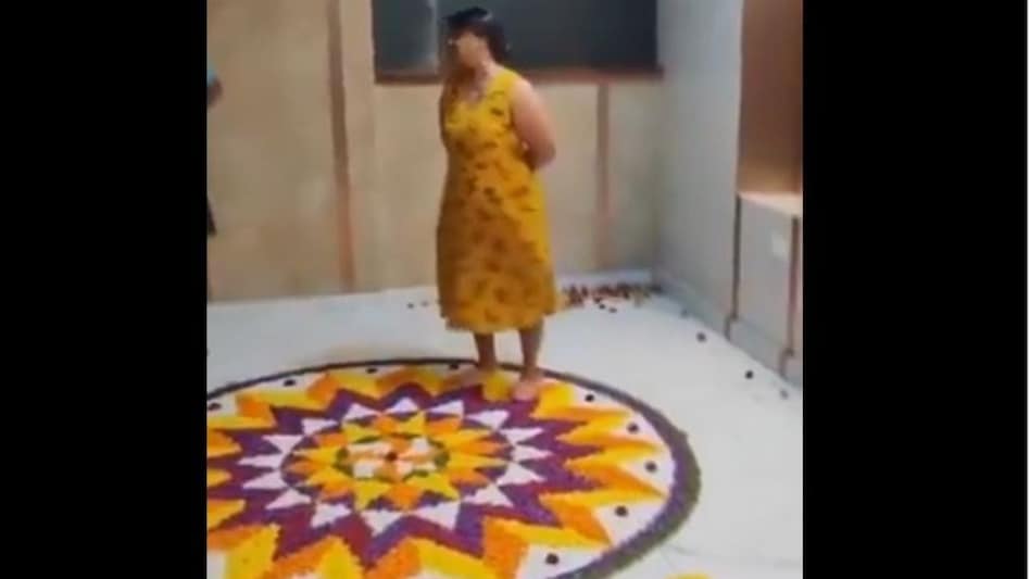 The video has sparked widespread condemnation, with many people expressing their shock and anger over the woman's behavior. The video has sparked widespread condemnation, with many people expressing their shock and anger over the woman's behavior.