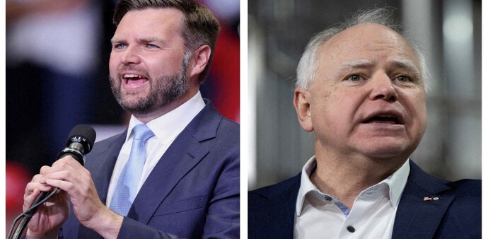 Both Vance and Walz emerged as relative political newcomers this summer. Both Vance and Walz emerged as relative political newcomers this summer.