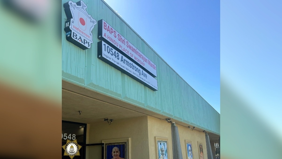 BAPS Hindu temple in Sacramento vandalised; ‘Hindus go back’ graffiti sprayed