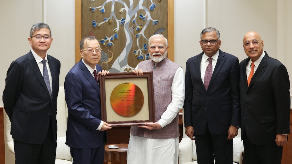 PM Modi meets PSMC, Tata leadership, including N Chandrasekaran PM Modi meets PSMC, Tata leadership, including N Chandrasekaran