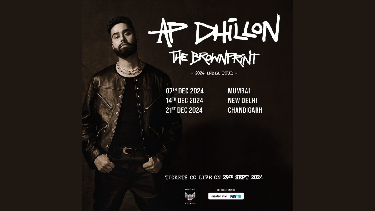 AP Dhillon India tour AP Dhillon India tour