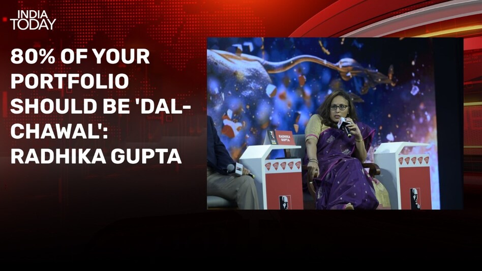 Radhika Gupta, MD & CEO of Edelweiss Mutual Fund, voted for Dal-Chawal Investing", which meant sticking to disciplined, long-term investing. Radhika Gupta, MD & CEO of Edelweiss Mutual Fund, voted for Dal-Chawal Investing", which meant sticking to disciplined, long-term investing.