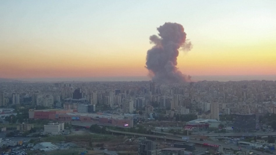 The strikes, the largest on Beirut in nearly a year, utilized bunker buster bombs designed to penetrate underground structures. The strikes, the largest on Beirut in nearly a year, utilized bunker buster bombs designed to penetrate underground structures.