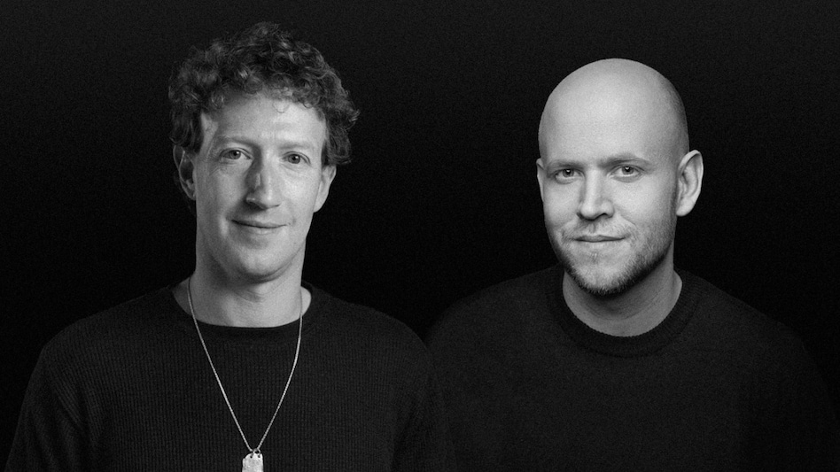 Mark Zuckerberg and Daniel Ek Mark Zuckerberg and Daniel Ek