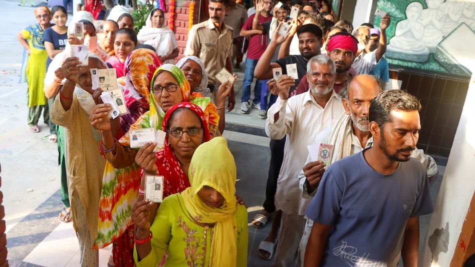 Haryana assembly elections 2024 underway: Voter turnout at 36.7% at 1 pm Haryana assembly elections 2024 underway: Voter turnout at 36.7% at 1 pm