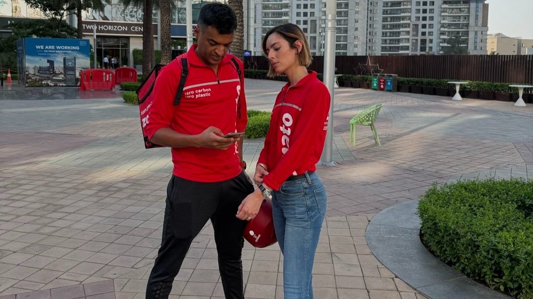 Zomato co-founder and CEO Deepinder Goyal, along with his wife Grecia Munoz Zomato co-founder and CEO Deepinder Goyal, along with his wife Grecia Munoz