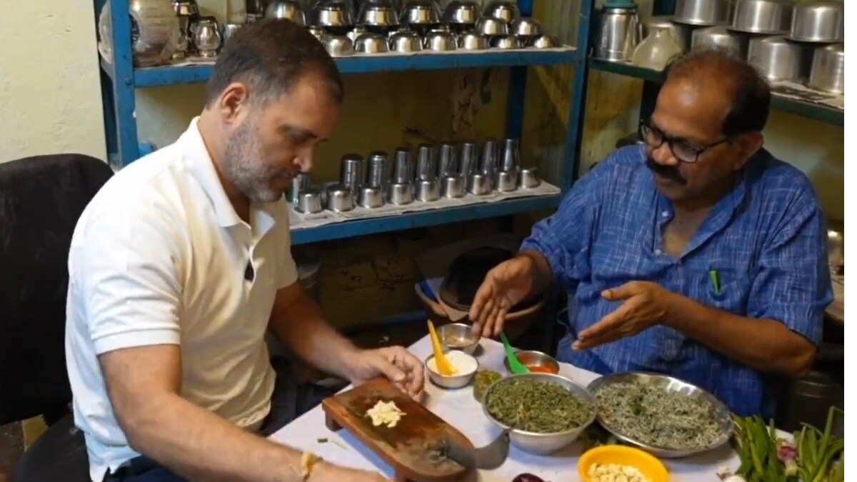 Gandhi made these remarks on Monday while sharing a personal moment from his recent visit to a Dalit household Gandhi made these remarks on Monday while sharing a personal moment from his recent visit to a Dalit household