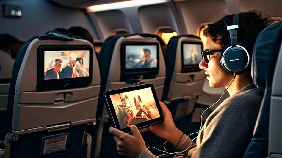 A bizarre incident occurred on a Qantas flight as an explicit movie was played A bizarre incident occurred on a Qantas flight as an explicit movie was played