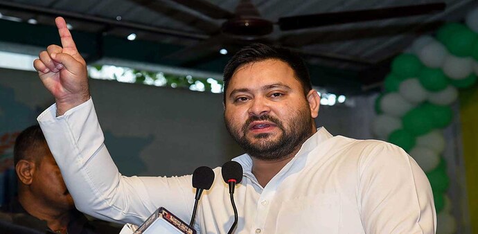 Danish Iqbal, Bihar BJP’s media in-charge, took a sharp jab at Yadav (pictured) on Monday, claiming that the government bungalow was left stripped of various items Danish Iqbal, Bihar BJP’s media in-charge, took a sharp jab at Yadav (pictured) on Monday, claiming that the government bungalow was left stripped of various items