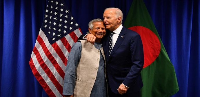 Joe Biden meets Muhammad Yunus Joe Biden meets Muhammad Yunus