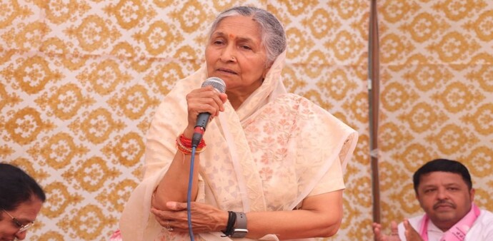 Savitri Jindal is the mother of BJP's Kurukshetra MP Naveen Jindal Savitri Jindal is the mother of BJP's Kurukshetra MP Naveen Jindal