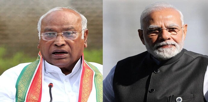 Modi always labels Congress as an urban Naxal party... It’s his habit, the Congress president said. Modi always labels Congress as an urban Naxal party... It’s his habit, the Congress president said.