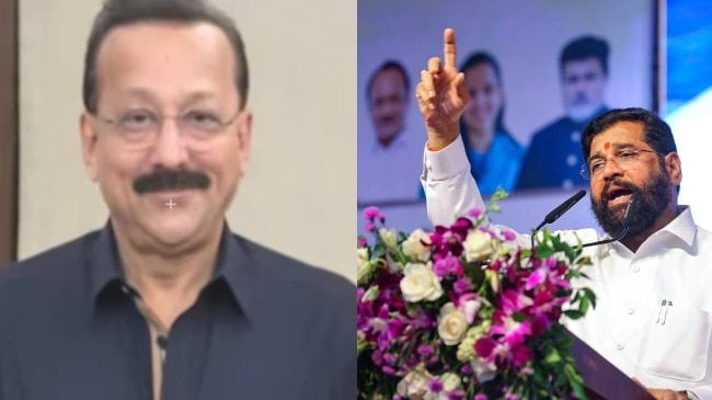 Baba Siddique and Eknath Shinde. Baba Siddique and Eknath Shinde.