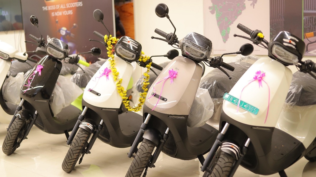 Ola Electric share price: The EV maker has been facing service-related issues. Ola Electric share price: The EV maker has been facing service-related issues.