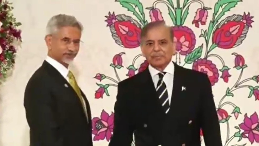 The handshake between Jaishankar and Shehbaz Sharif was no indication of a thaw in the strained ties between India and Pakistan. The handshake between Jaishankar and Shehbaz Sharif was no indication of a thaw in the strained ties between India and Pakistan.