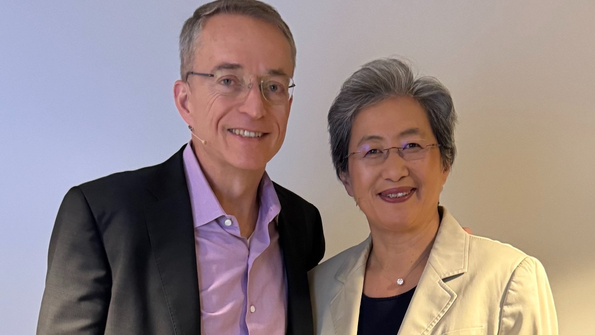 Pat Gelsinger, Intel CEO, and Lisa Su, AMD Chair and CEO, at Lenovo Tech World on October 15, 2024, where Intel and AMD announced the x86 Ecosystem Advisory Group. Pat Gelsinger, Intel CEO, and Lisa Su, AMD Chair and CEO, at Lenovo Tech World on October 15, 2024, where Intel and AMD announced the x86 Ecosystem Advisory Group.