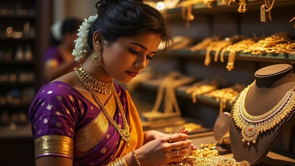 The MCX gold rate reached a historic high of Rs 77,839 per 10 gm during Friday's transactions, while the spot gold price hit a new peak of $2,722 per troy ounce. The MCX gold rate reached a historic high of Rs 77,839 per 10 gm during Friday's transactions, while the spot gold price hit a new peak of $2,722 per troy ounce.